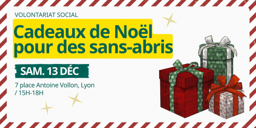 Préparation Cadeaux de Noël pour des sans-abris
